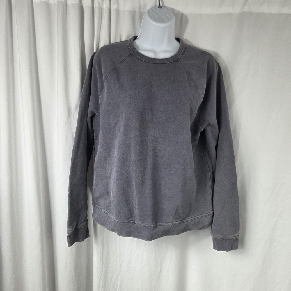 Universal Thread Sweatshirt Womens Large Gray Raglan Crewneck Pullover Cotton